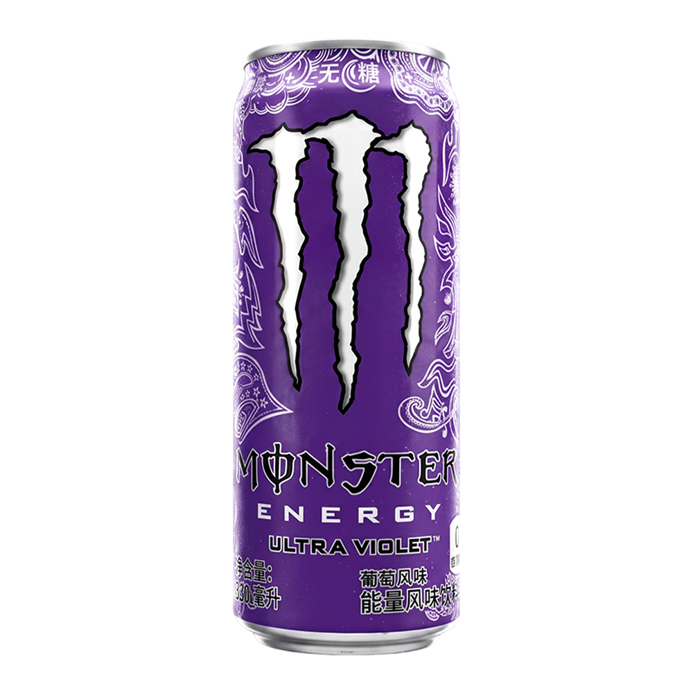 ME_Ultraviolet_330 ZERO ULTRA MONSTER VIOLET Enegry Drink | 330ML - Image 1